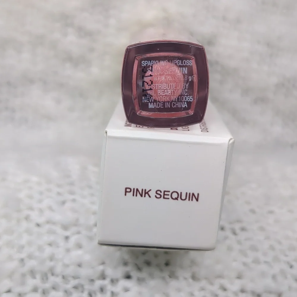 Vintage by Jessica Liebeskind Sparkling Lip Gloss in Pink Sequin, 2.8g/0.10oz